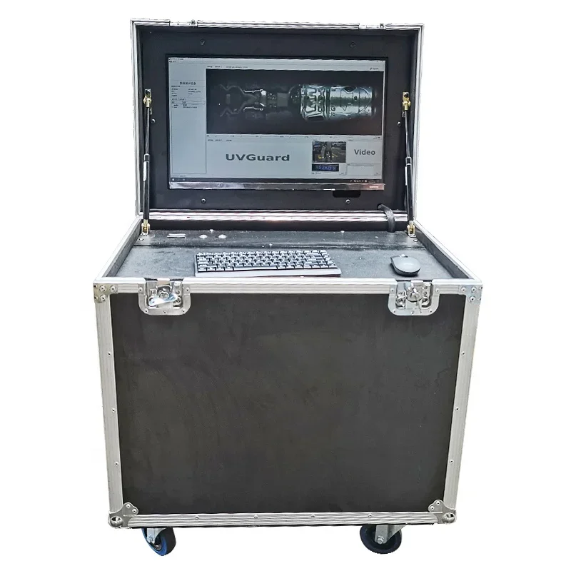 Portable Under Vehicle  Inspection System Mobile  UVSS/UVIS Surveillance System for Explosive Detector HZ-3400