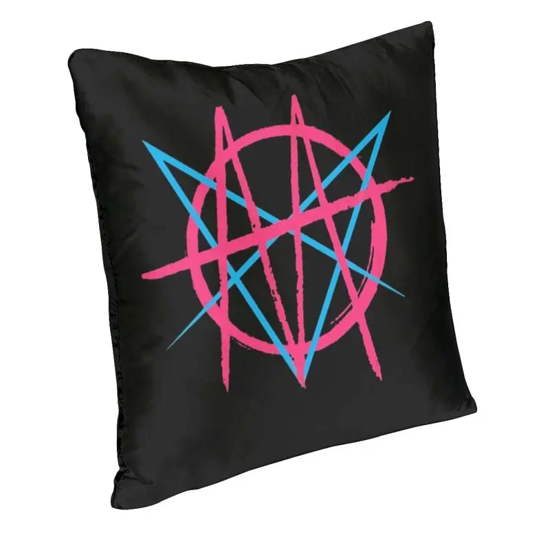 Mindless Punk Music Band Self Indulgence Square Pillow Case Decoration Cushions Throw Pillow for Sofa Double-sided Printing