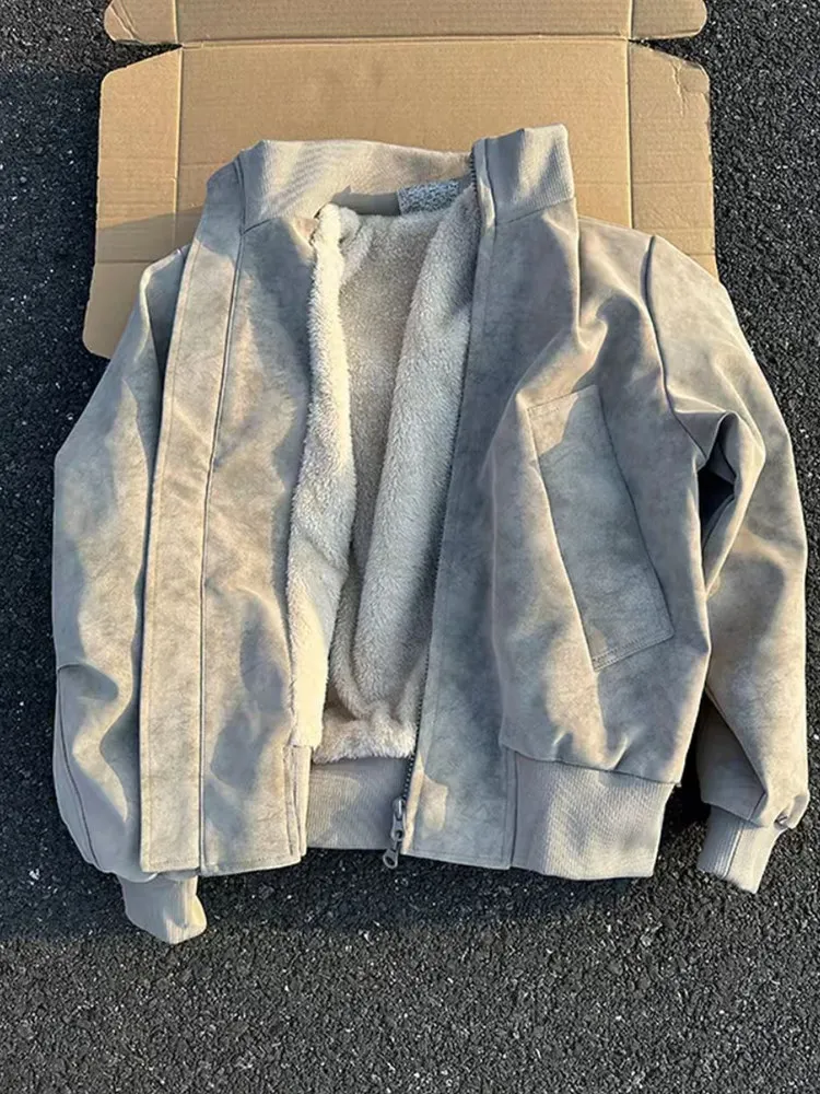 

Американский кожаный джет, хлопковое пальто, мужская зимняя летная куртка, верхняя одежда Fce на подкладке, бейсбольная хлопковая одежда