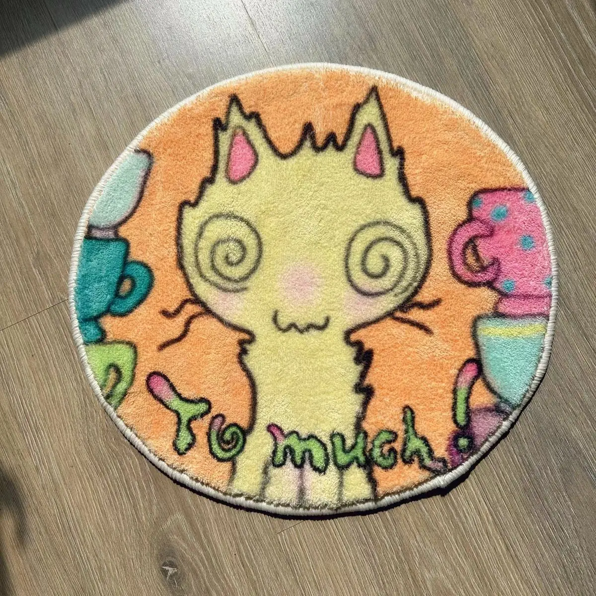 VIKAMA ковер для девочек-кошок, мягкий милый коврик для детской комнаты, напольный коврик для гостиной, спальни, кровати, одеяло, дверной коврик, украшение дома