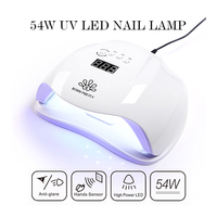 BORN PRETTY Pro Nail Lamp 54W UV LED With 36 Pcs Leds For Manicure Gel Nail Dryer Manicure Tools