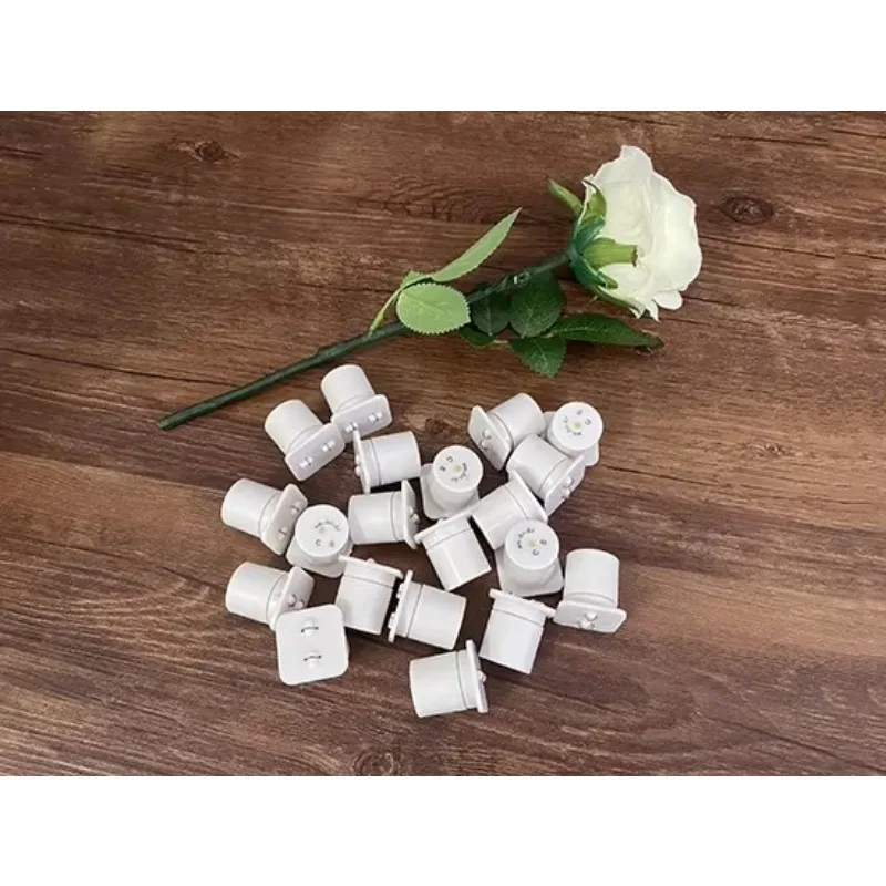 Rauchende Rose mit 10 Stück Rauchminen, Ladeversion, Bühnenzaubertricks, Partyshow, Illusionen, Rauch erscheint aus Rosenseide