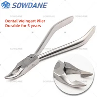 Alicates de ortodoncia Dental Weingart, alicates traseros para doblar cables, herramienta de dentista, punta dentada de acero inoxidable