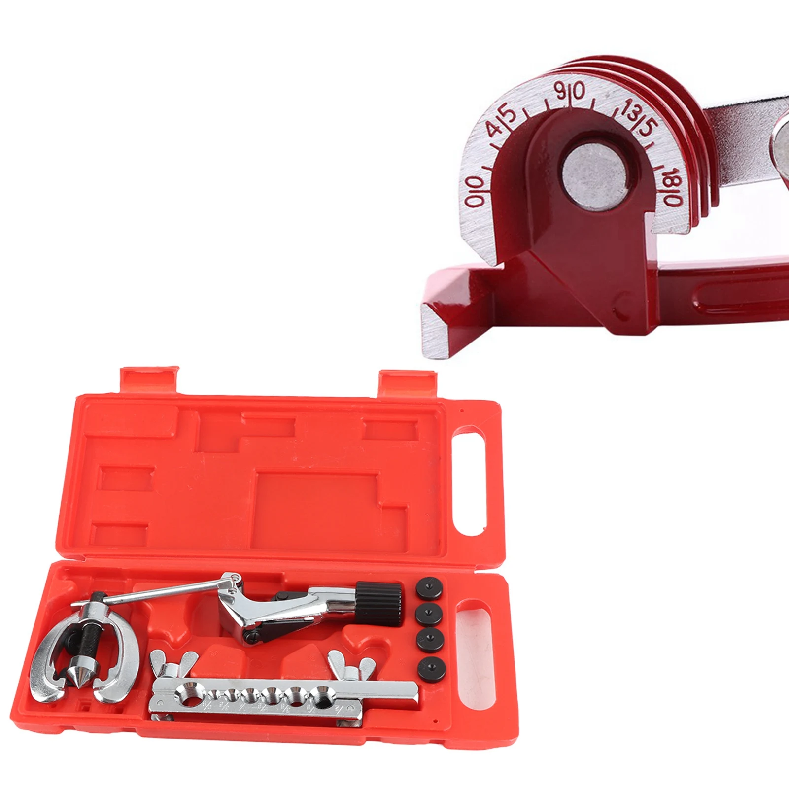 

ZK40 11pc Pipe Flaring Kit Brake Fuel Tube Repair Flare Kit With Cutter Bending Tool Set