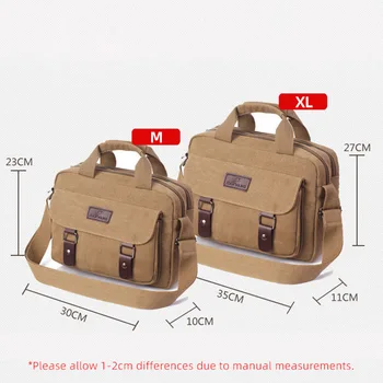 Männer Messenger Leinwand Umhängetasche Große Kapazität Umhängetasche Casual Vintage Outdoor Sport Reise Handtasche Sling Tasche für Männer