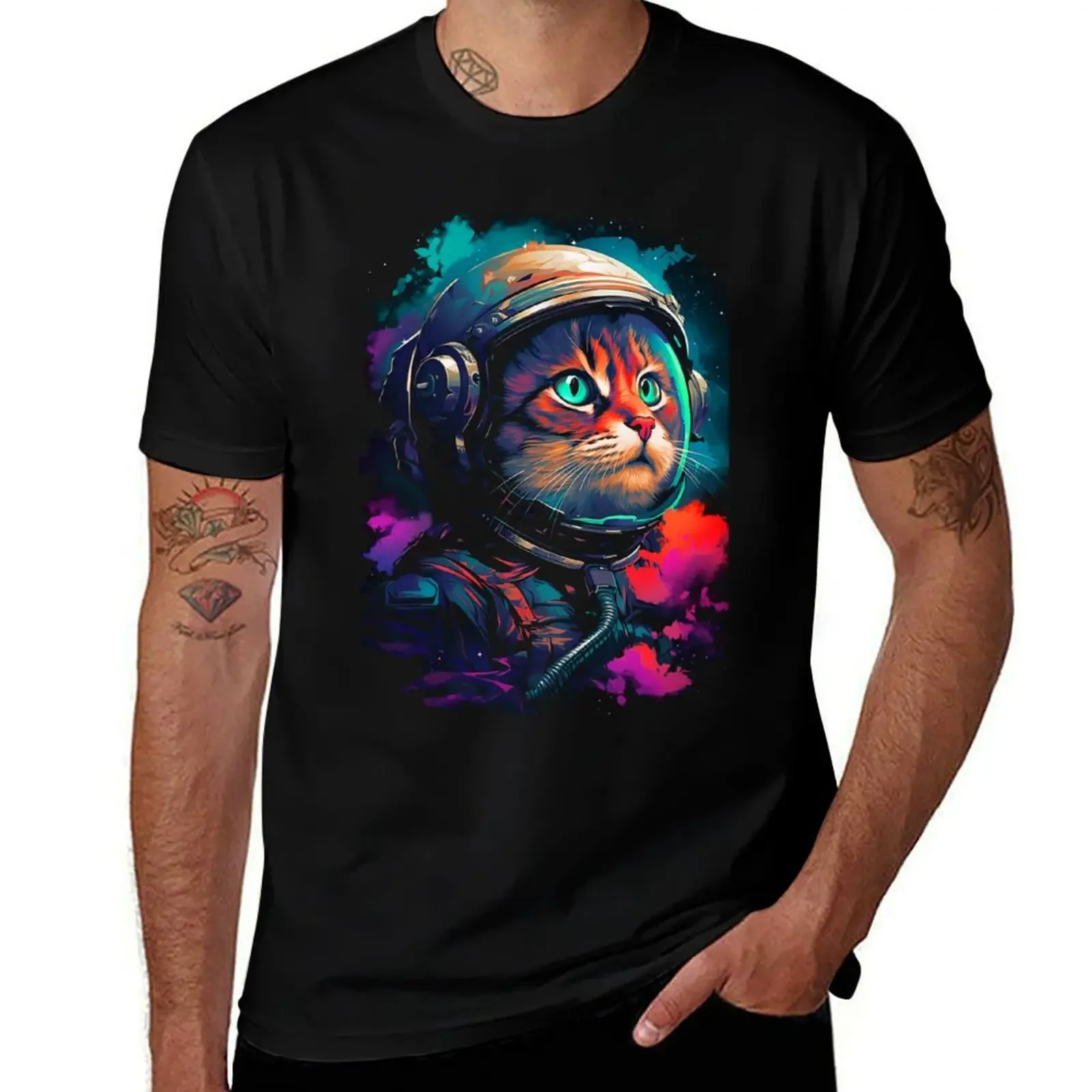 

Astro Cat T-Shirt heavyweights customizeds plain black t shirts for men