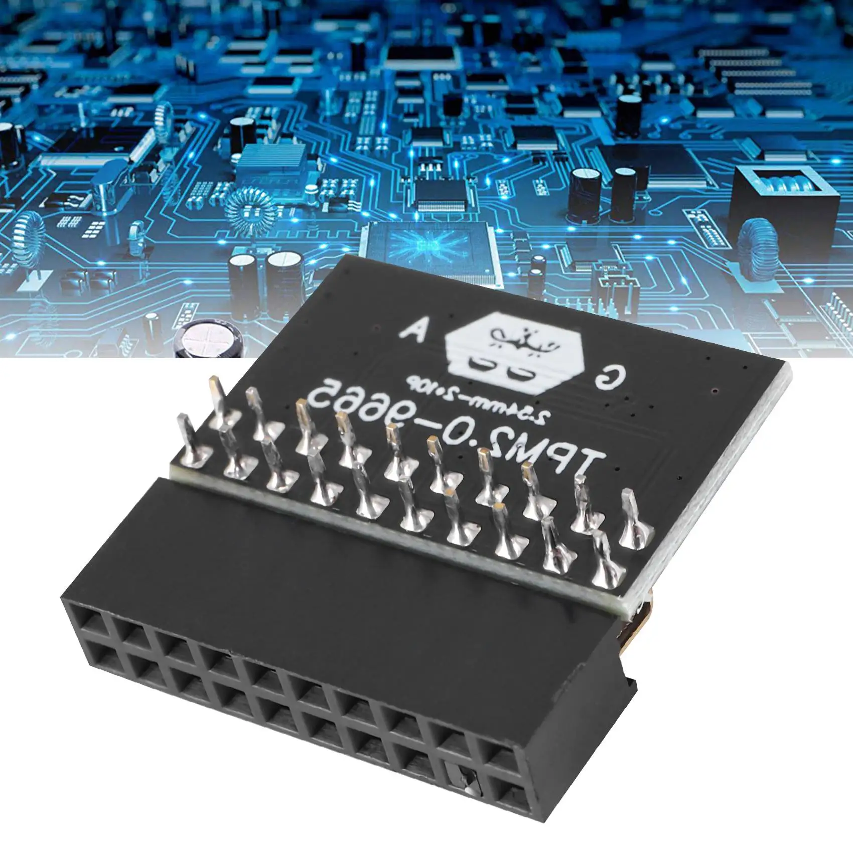 Module de protection A42T-LPC 20 broches pour ASUS TPM-L R2.0/Gigabyte GC-TPM2.0, Module de plate-forme de confiance compatible 20 broches 20-1 L2P7