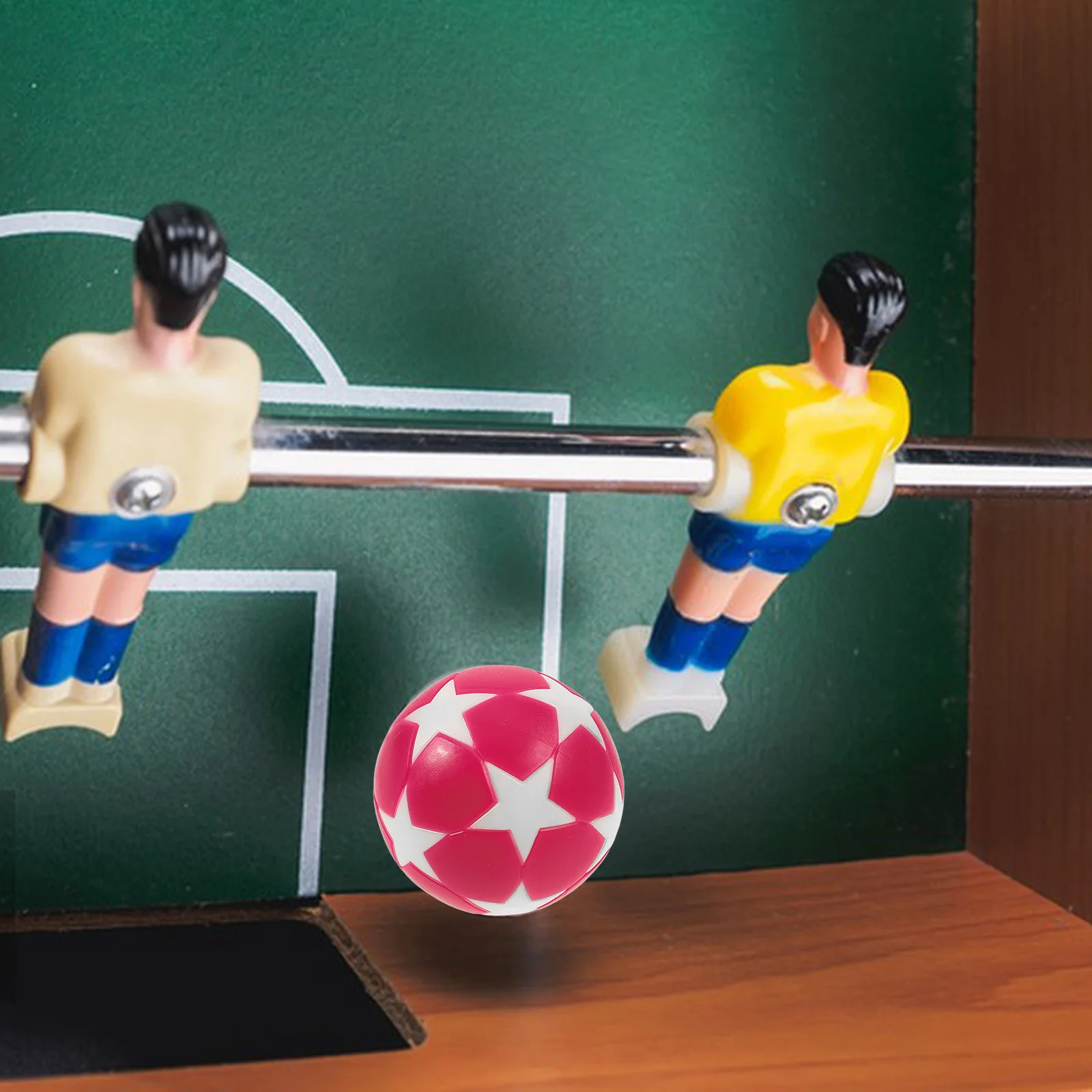

10Pcs Desk Game Balls Table Football Accessories Replacement Soccer Balls Made of Strong Resin for Home Bar Play Reliable