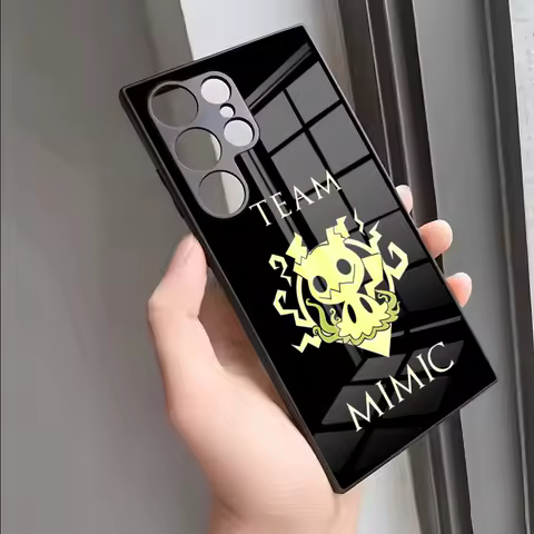 Mimikyu Cartoon Phone Case For S24 Ultra Samsung S23 Fe S22 S20 S21 Plus Galaxy A54 A34 A24 A53 Note 20 Glass Cover
