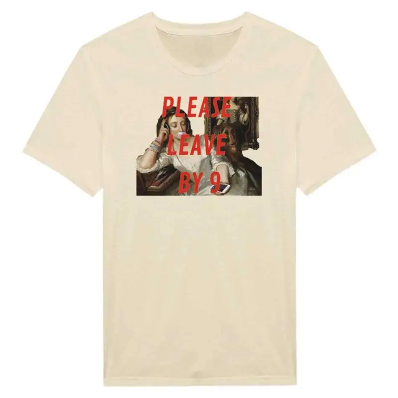 

Please Leave by 9 Classic Crewneck T shirt