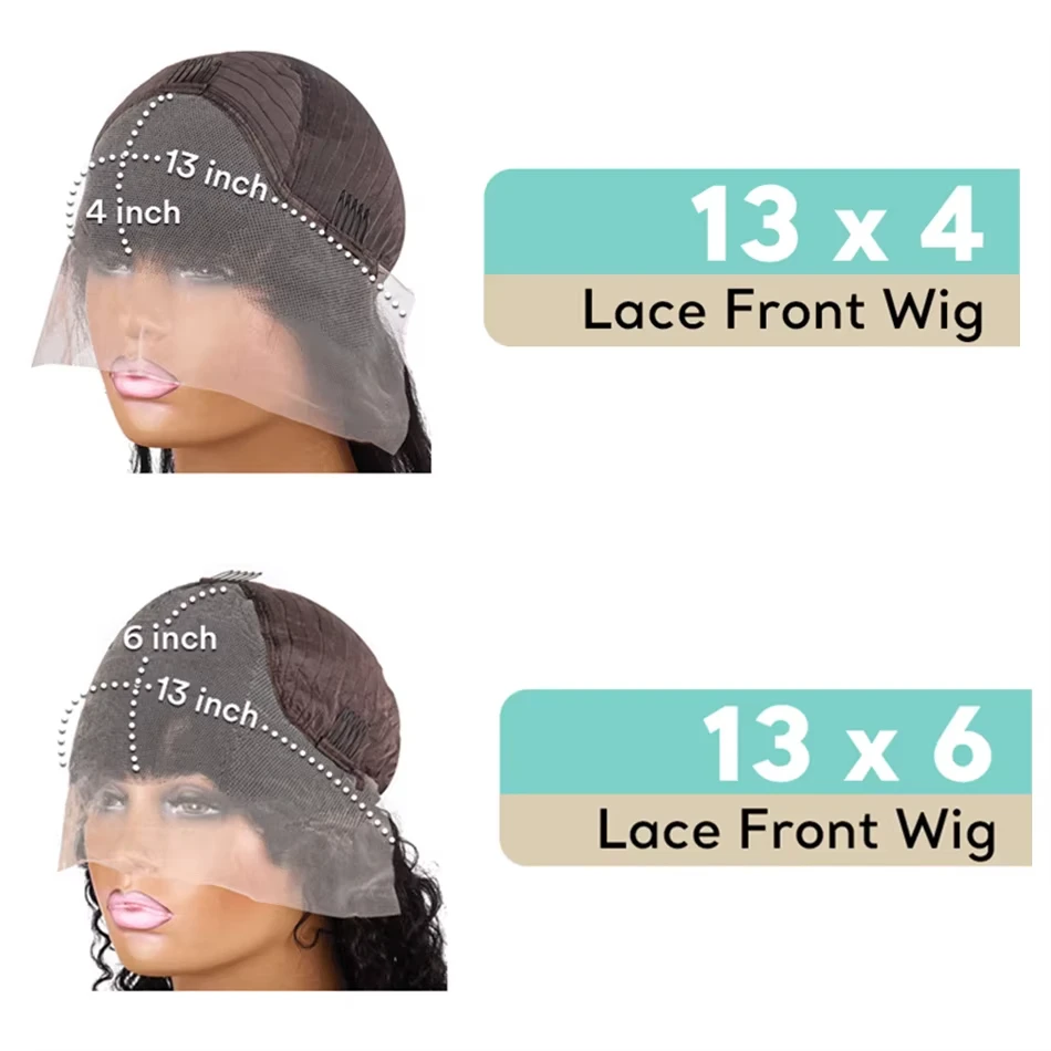 Perruque Lace Frontal Wig naturelle, cheveux humains, couleur Orange, vague d'eau, 13x6 Hd, pre-plucked, Deep Wave, 30 pouces, gingembre