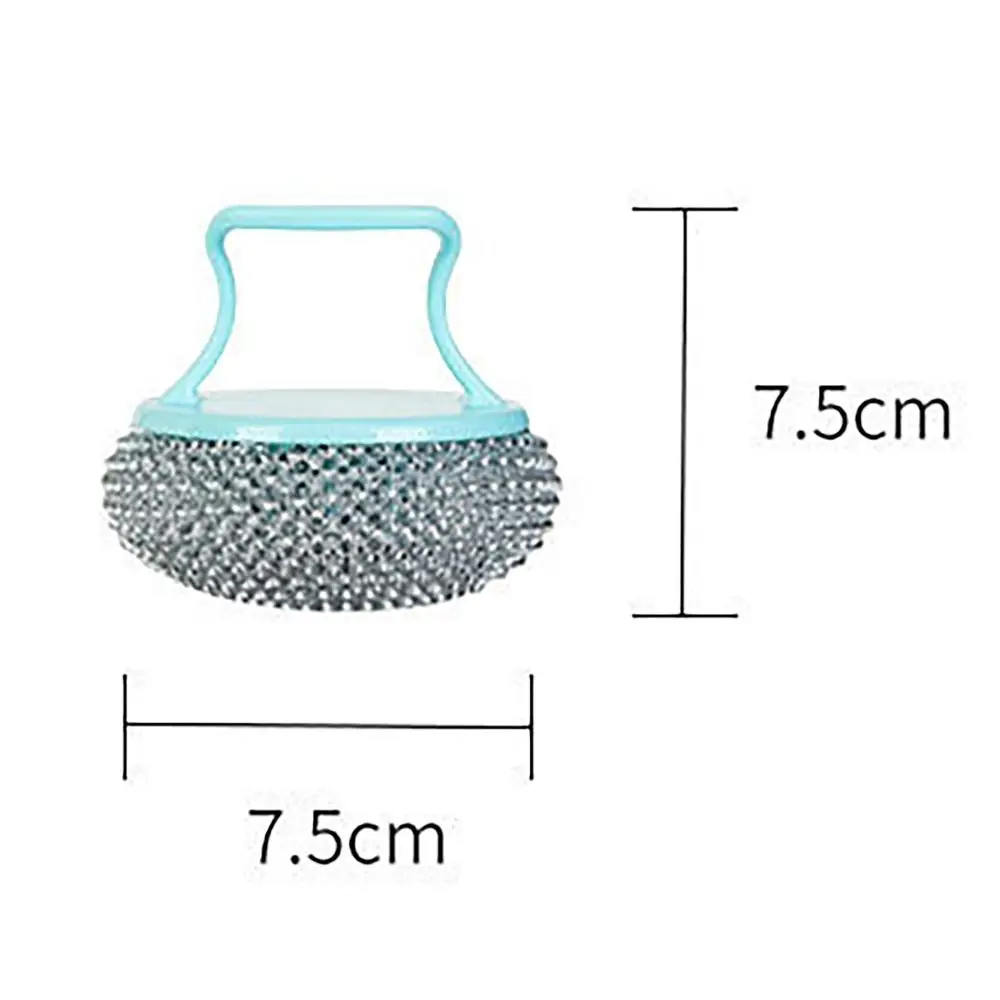 with Handle Cleaning Ball Non-stick Oil Oil Removal Pot Cleaning Brushes Kitchen Accessory Dish Washing Tool for Housekeeping