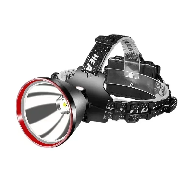 

Strong Light Long-Range Ultra-Bright Headlamp LEDLong battery Life Outdoor Search, Catch The Sea Head-Mounted Miner's Lamp