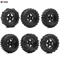 4PCS 91mm-79mm Non-slip Rubber Tyre Tire 12mm Hex Tire for RC Off-road Car WLtoys 144001 144010 HBX 16889 SCY 16101Pro 16102Pro