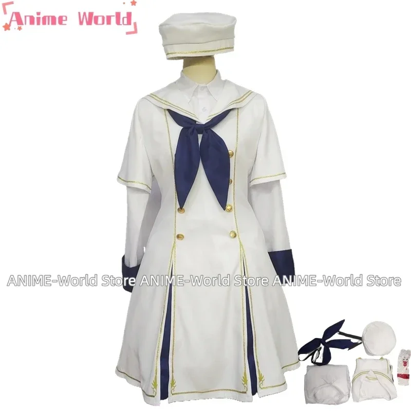 

《Custom size》Blue Archive ZaYuJiang Tea Party Student Game Suit Dress Uniform Cosplay Costume Halloween Party Role Play Outfit