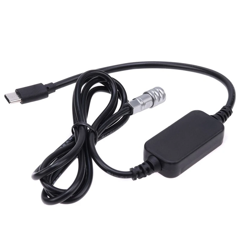 12V USB Type-C Adapter Power Cord For BMPCC 4K/6K/ 6K Pro Cameras