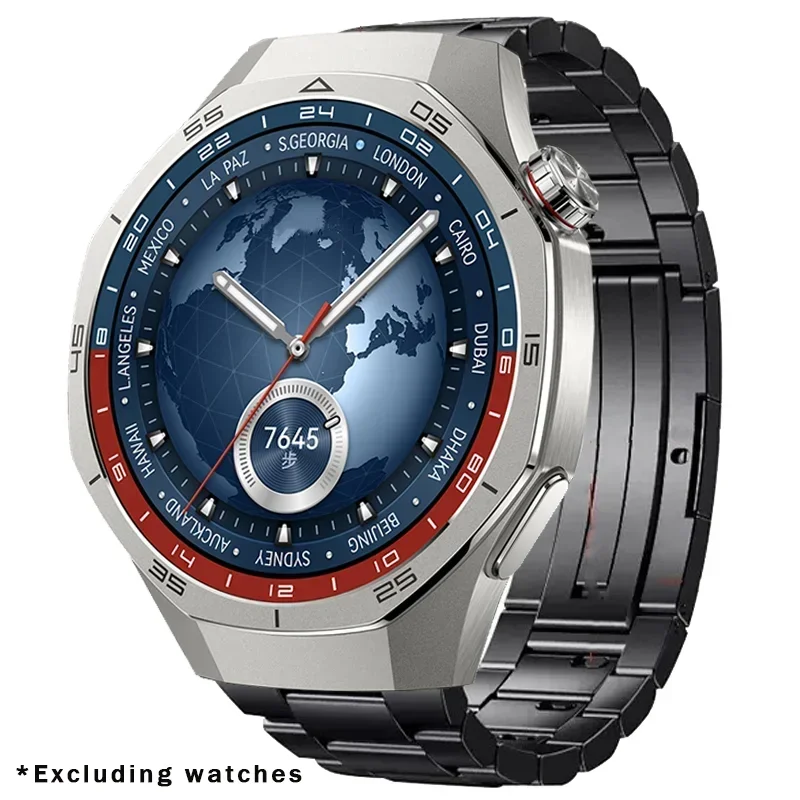 الفاخرة سبائك التيتانيوم حزام لهواوي ساعة GT5 برو 46 مللي متر سوار معدني لهواوي ساعة GT5 22 مللي متر الأعمال الفرقة Correa