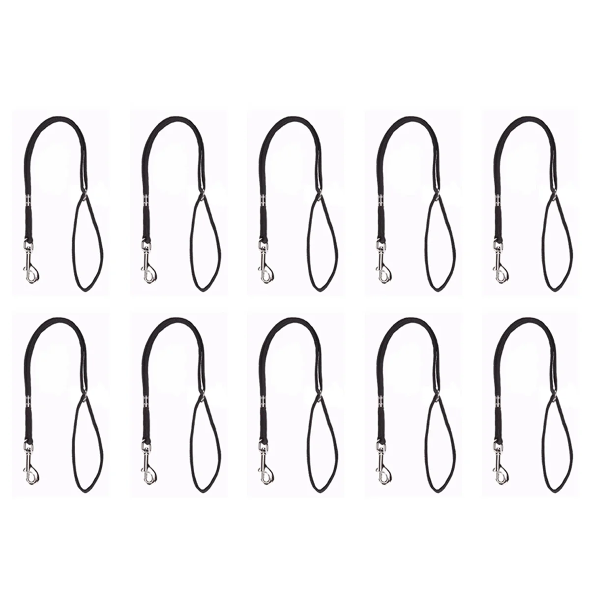 A19F-10X Dog Pet Cat Animal Noose Loop Lock Clip Rope For Grooming Table Arm Bath 52Cm