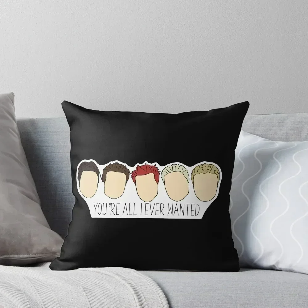 

NSYNC You're All I Ever Wanted Throw Pillow Luxury Cushion Cover Decorative pillowcase Cushion Cover For Sofa pillow
