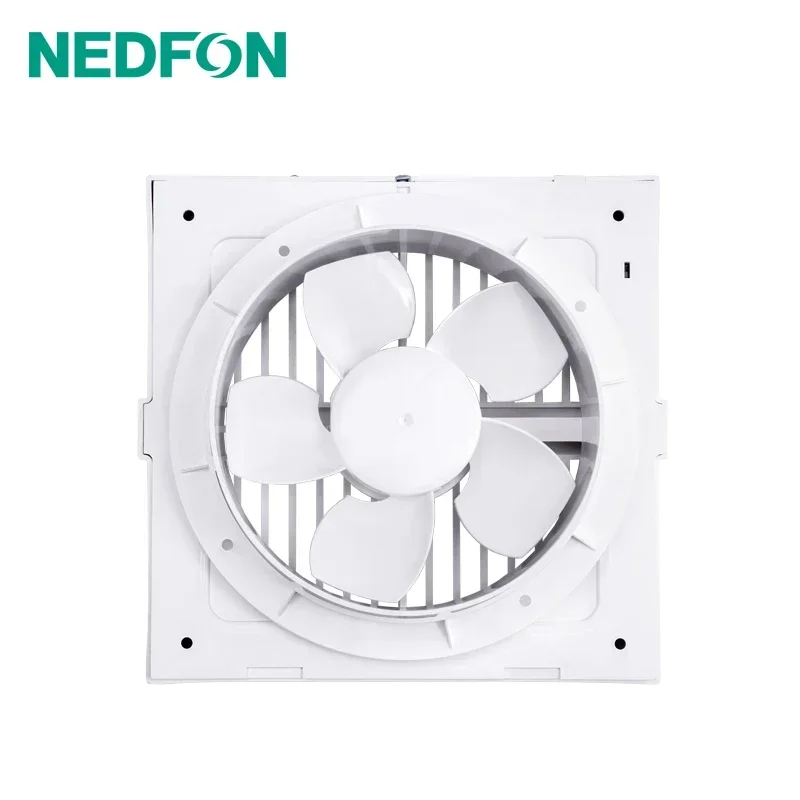 4/6/8 Inch Ventilation Fan Wall Glass Window Mount Exhaust Fan Low Noise for Kitchen Bathroom Household