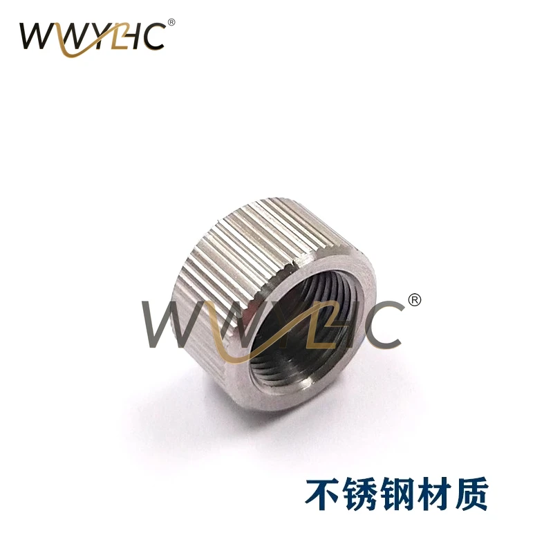 19×12mm Guide Wire Tube Fixing Cap, Threading Cover Spare Parts for Slow Speed Wire Cut EDM Machine