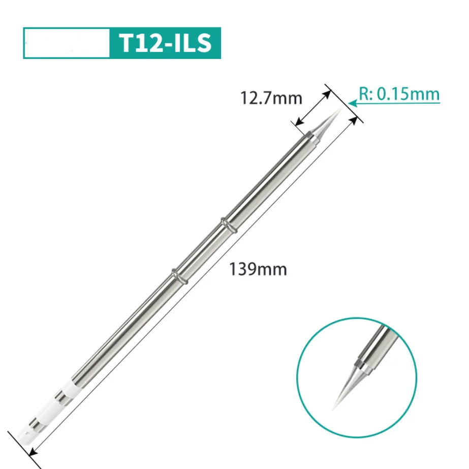 High qualityT12-ILS T12-IL Series Soldering Iron Tips welding heads for FX9501 FX951 Handle  T12 OLED&LED soldering station