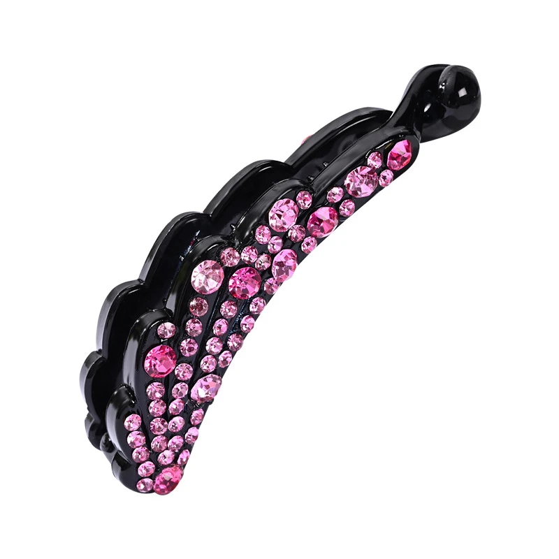 Pince à Cheveux en Gel Strass, Accessoires Capillaires, Queue de Cheval, Version Coréenne, Simple, Nouvelle Collection