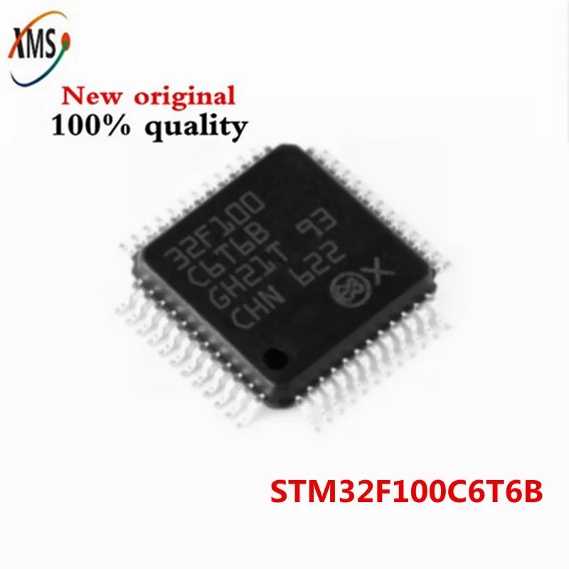 1-10PCS STM32F100C6T6B STM32F100C6T6 QFP48