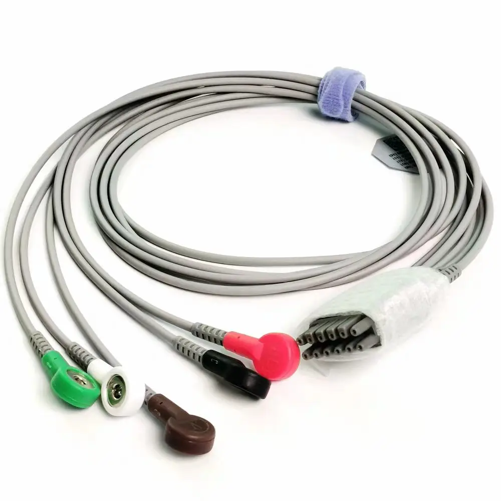 EDAN  Lead Five-Lead US Standard Snap-Type EL05DAS  for  iT20 new