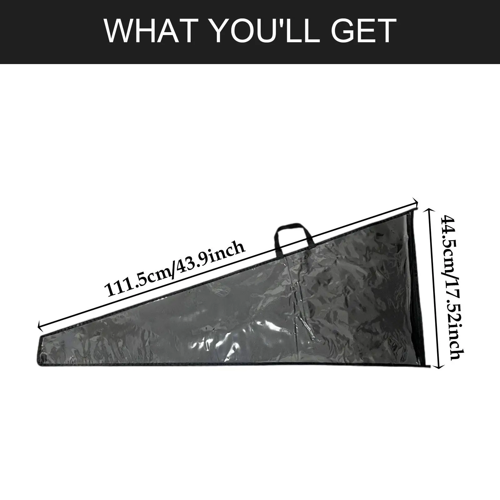 حقيبة حمل مسطرة مثلثة كبيرة متعددة الأغراض، حافظة واقية لمعدات التدريس لصياغة السبورة البيضاء