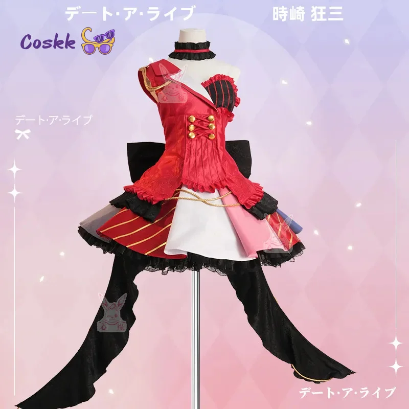 

Anime Date A Live Cosplay Tokisaki Kurumi Costume Idol Stage Uniform Hallowen Carnival Party PlayRole Women Clothes