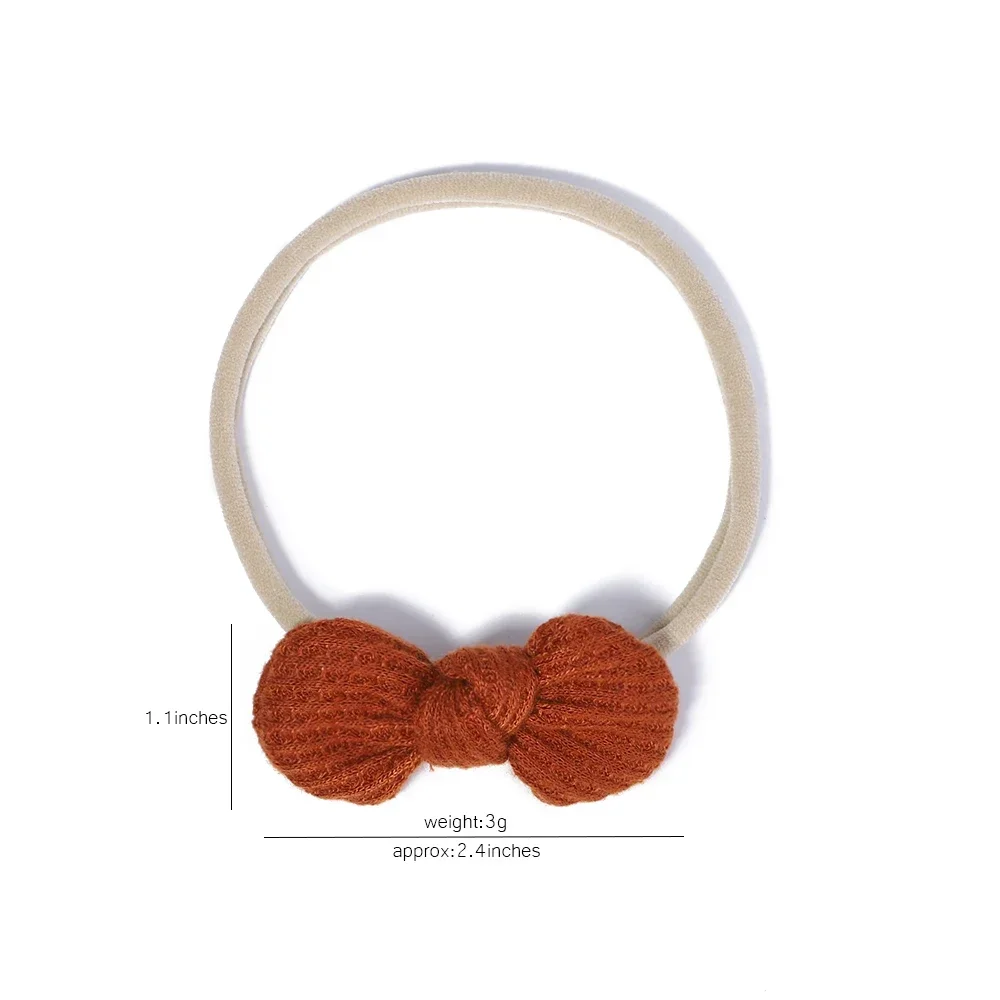 5 teile/satz feste Cord bögen Stirnband Mädchen elastisches Haarband Nylon Haarband Neugeborene Kinder Kleinkind Kopf bedeckung Baby Haarschmuck