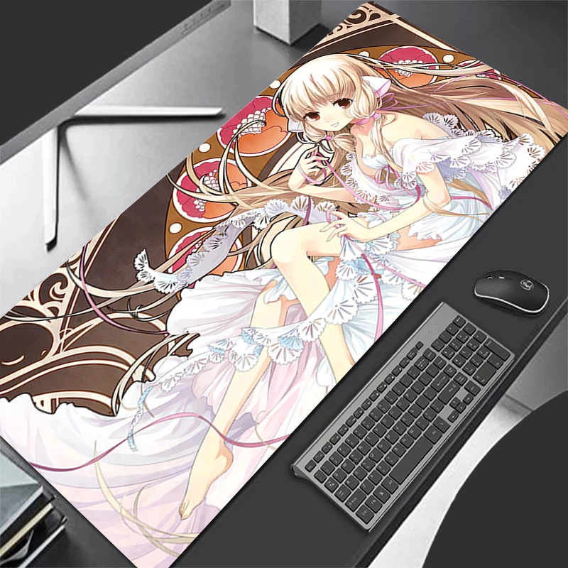 Mousepad Pattern Game Pad Rubber Mouse Pad PC Accessories Desk Mat Non Slip Office C-chobits Chii Table Mat Gamer Keyboard Pad