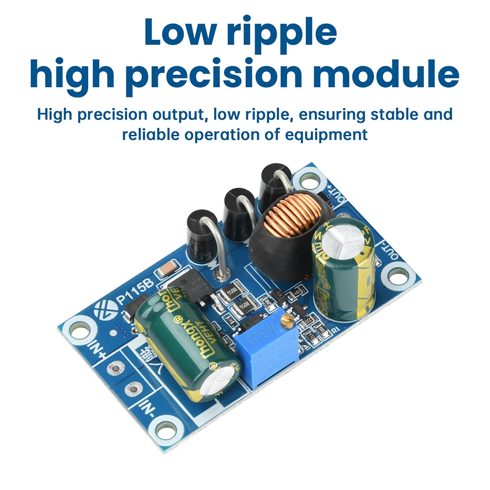 Module abaisseur DC-DC 10-110V à 4.5-47V 5A, sortie réglable, faible ondulation, Module haute précision, efficacité de Conversion jusqu'à 95%