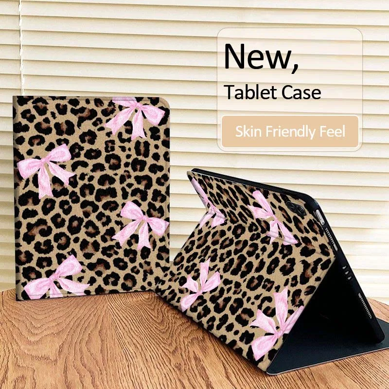 Cherry flower leopard print Tablet Case For Honor Tab Pad 6 7 8 9 X8 V7 V8 X9 13 X8a X9a Pro 10 Magic GT GT2 10.1 13.3 Inch