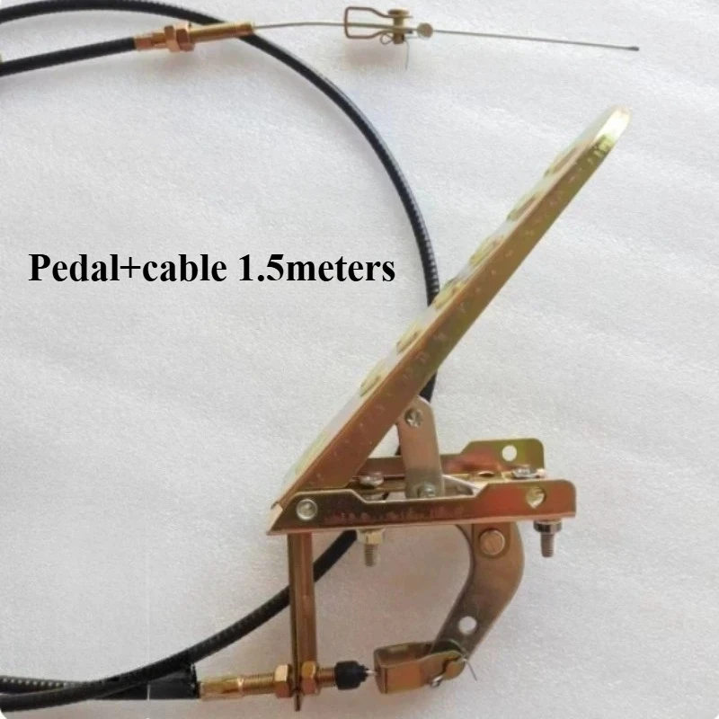Pedal Accelerator Cable Assembly Cable Throttle Pedal for Modifying Agricultural Vehicles Loaders Forklifts Accessories