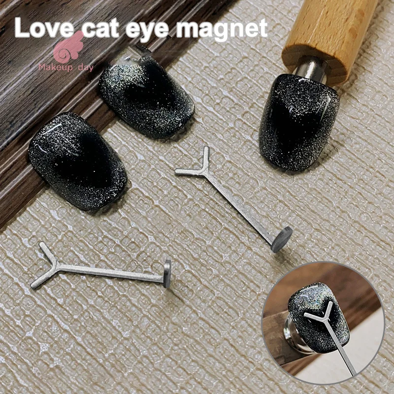 Y-förmigen Nagel Magnet Draht Werkzeug Herz Barren Formen Creator Liebe Herz Cat Eye Nail art Zubehör DIY Schönheit maniküre Liefert