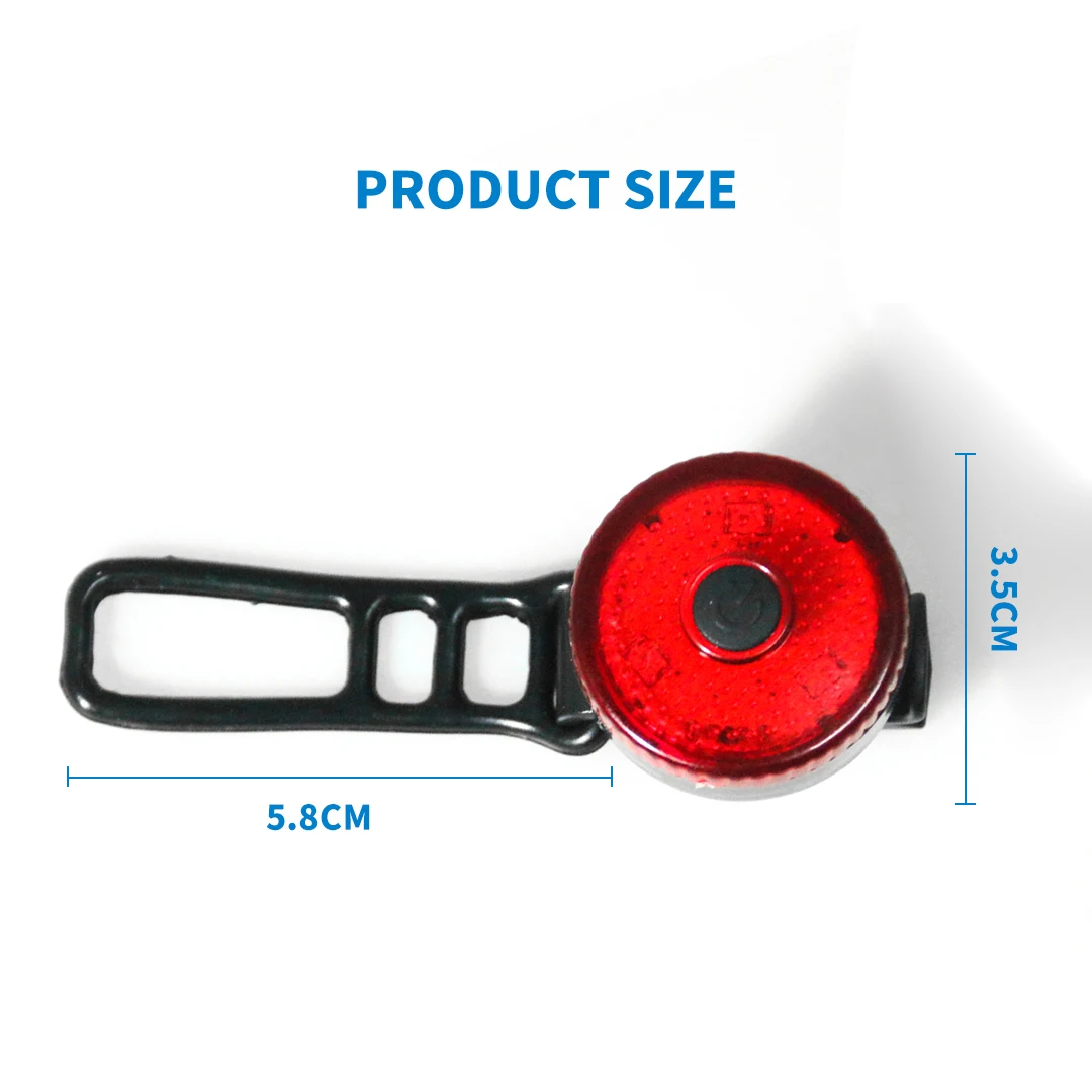 Mini LED Bicycle Tail Light Usb Chargeable Bike Rear Lights IPX4 Waterproof Safety Warning Cycling Light Helmet Lamps