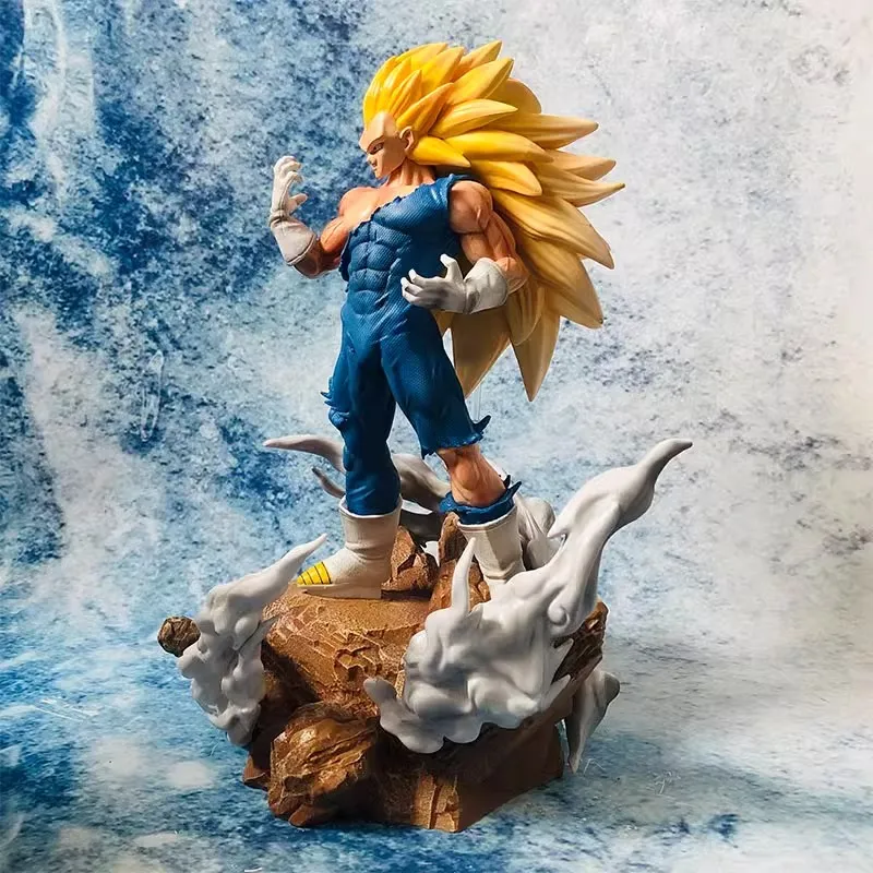 36cm Anime Drachen ball Super Saiyan Vegeta Figur PVC große Sammlung Modell Ornament Geschenk Aktion Statue Spielzeug Peripherie für Kinder