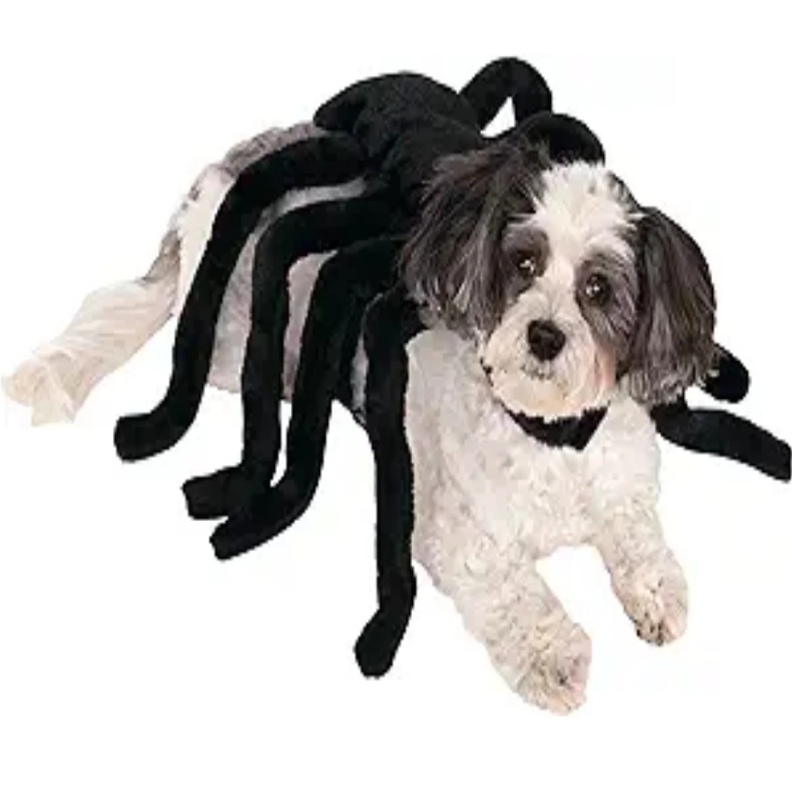 Pet Dog Halloween Spider Costume 8 Spider Wing Cosplay Clothes for Small Medium Dogs Puppy Cat Kitten Outfits Dress up Party