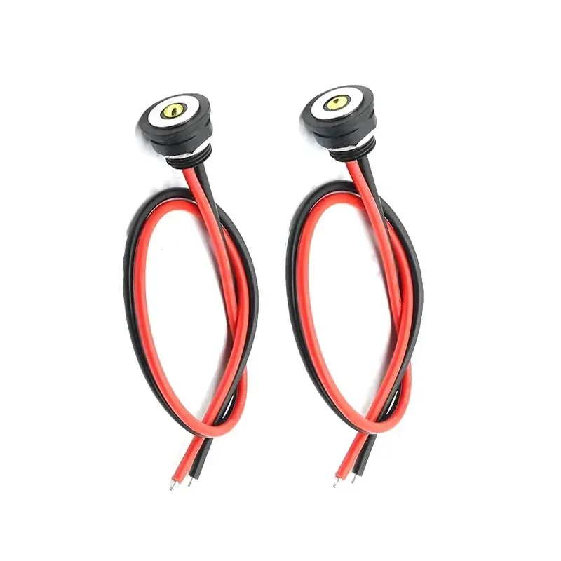 Magnetic Pogopin CX-13mm Connector Magnetic Suction Contact Power Charging Wire High Current Male Female Terminal Plug with Line