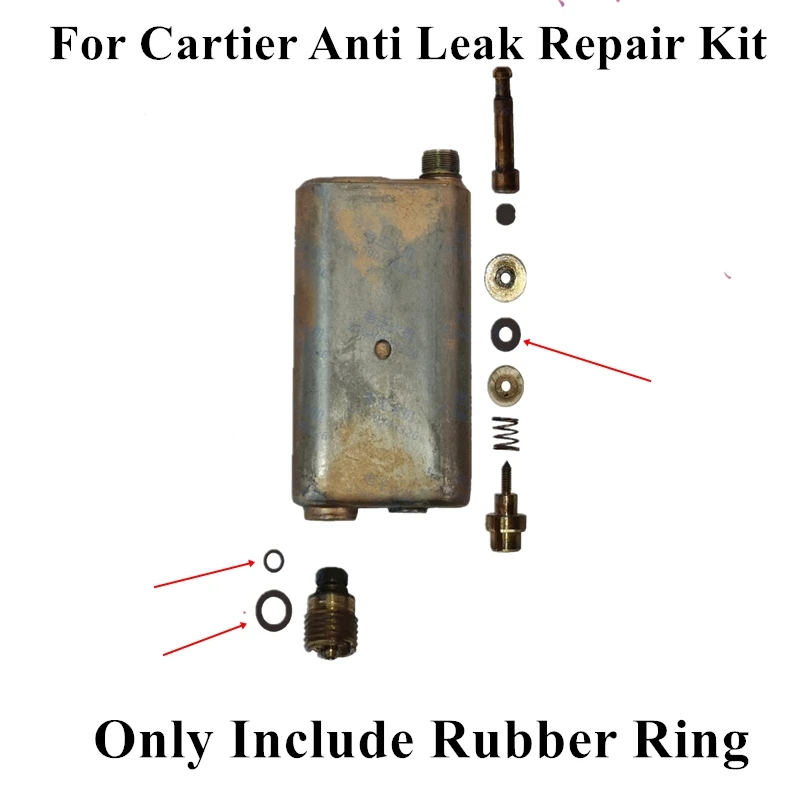Anti Leak Rubber O-Ring Repair Kit Suitable For Cartier Lighter DIY Repair Service Inner Spare Part Prevent Gas Leak Accessories