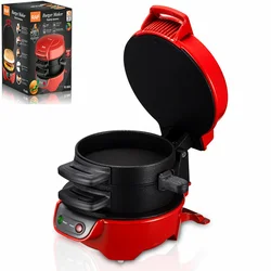 Non Stick Mini Burger Sandwich Maker Machine Electric 110V 220V Bread Grill Baking Toaster Pancake Pan for Home Kitchen 토스트기 빵