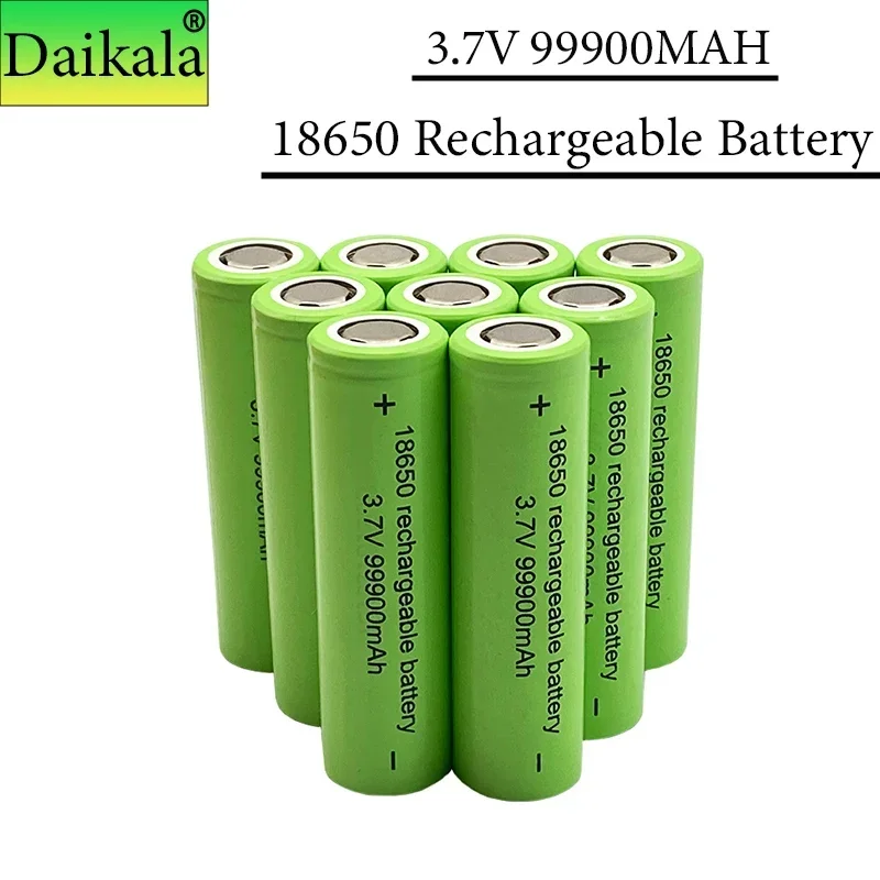 

2024 NEW high-quality 3.7V 99900MAH 18650 lithium-ion rechargeable battery, suitable for keyboard toy models, alarm clocks, etc