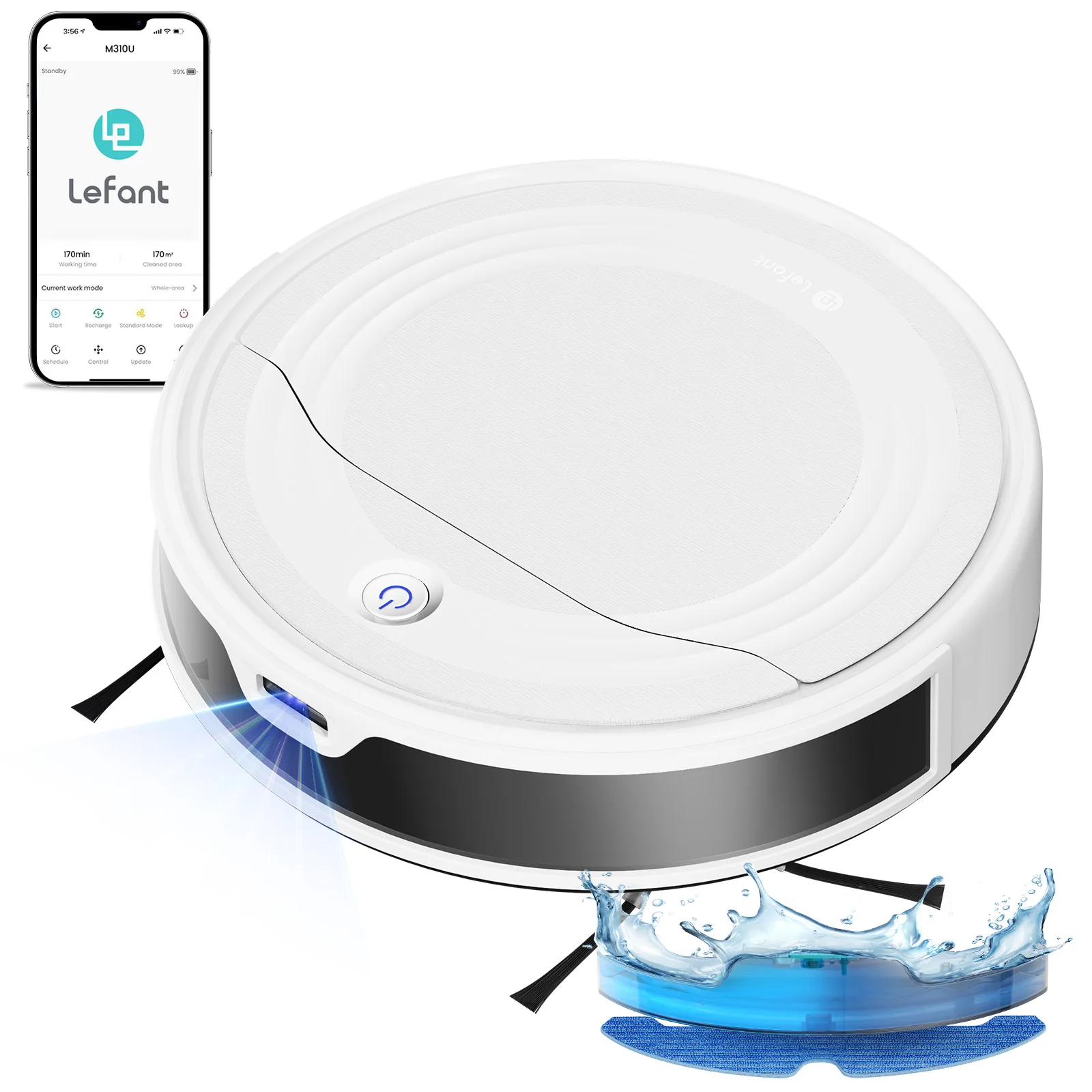 LEFANT M310 Ultra Robot Vacuum Cleaner with SOF LiDAR Navigation