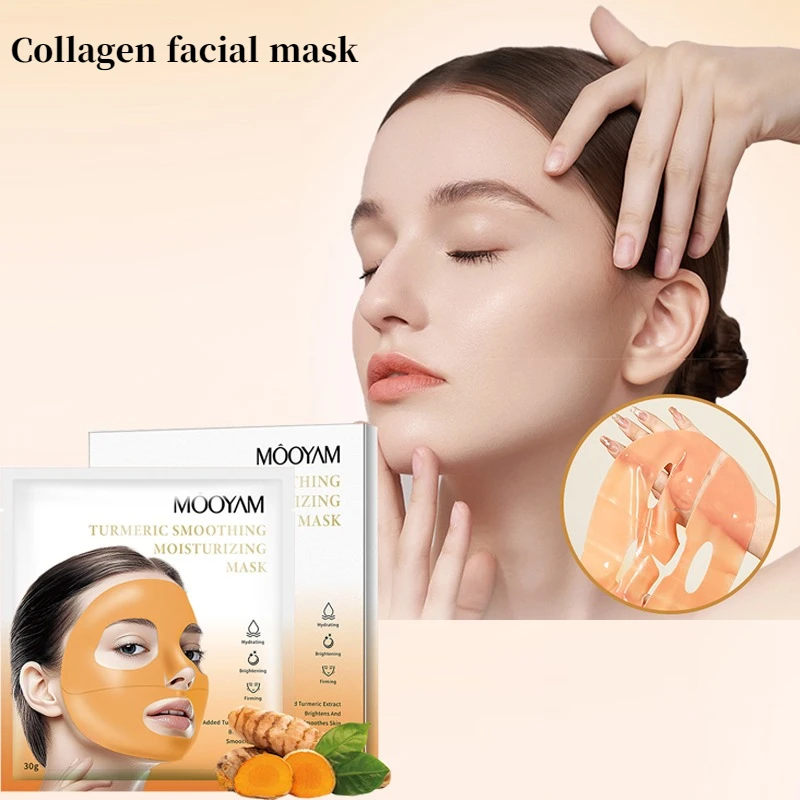 

Turmeric Jelly Gel Soothing Mask Collagen Mask The thinner you apply it moisturizing firming the skin brightening the complexion