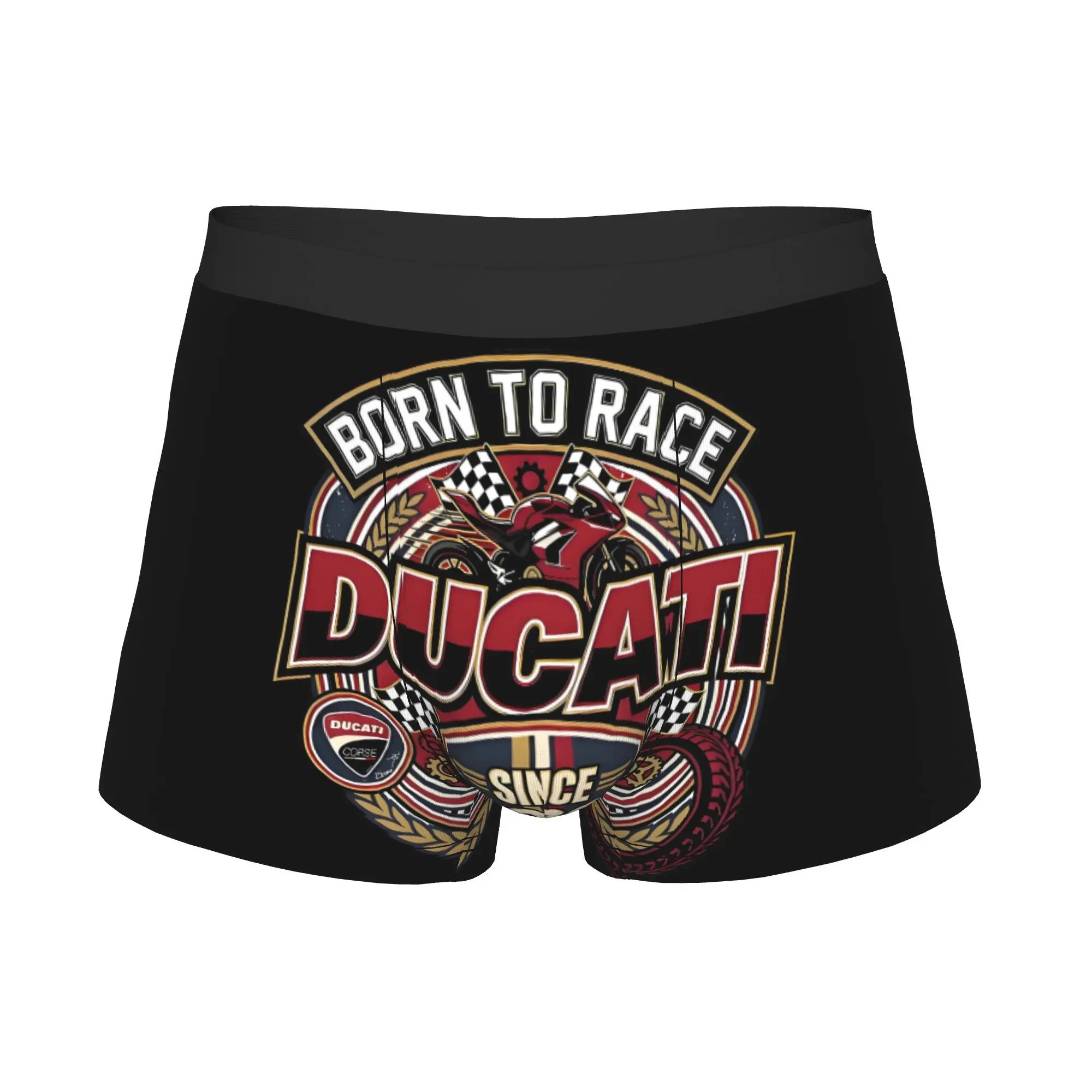 Fashion Ducatis Racing Boxers Shorts Panties Men's Underpants Comfortable  Briefs Underwear