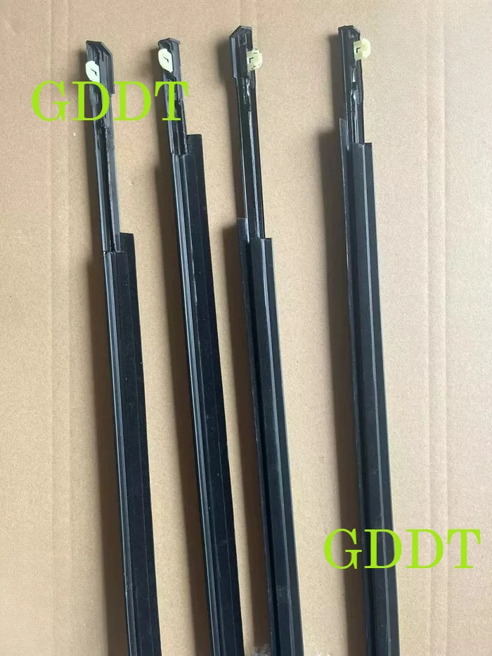 4 Pieces 75720-47010 Black Door Belt Molding for Toyota Prius 2004-2009 Outside Window Glass Rubber Seal 100CM 92CM