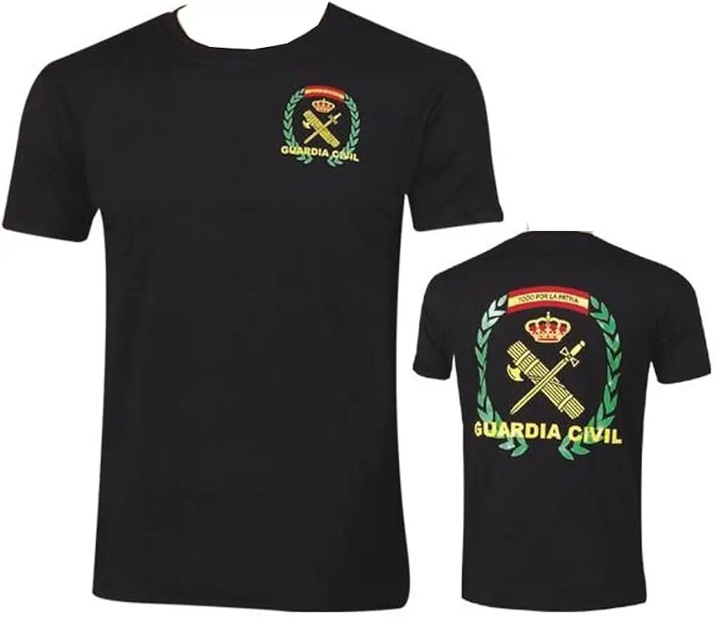 Guardia Civil “Todo Por La Patria” Men T-Shirt Short Sleeve Casual 100% Cotton Shirts