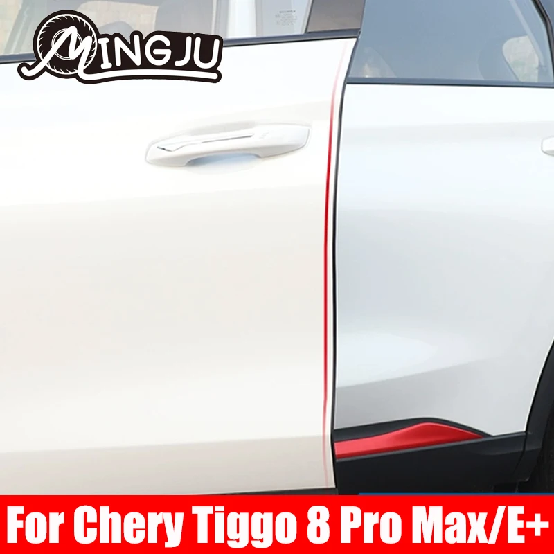 

For Chery Tiggo 8 Pro Max E+ 2022 2023 2024 Car Door Anti-collision Strip U-shaped Scratch Protective Sealing Protector